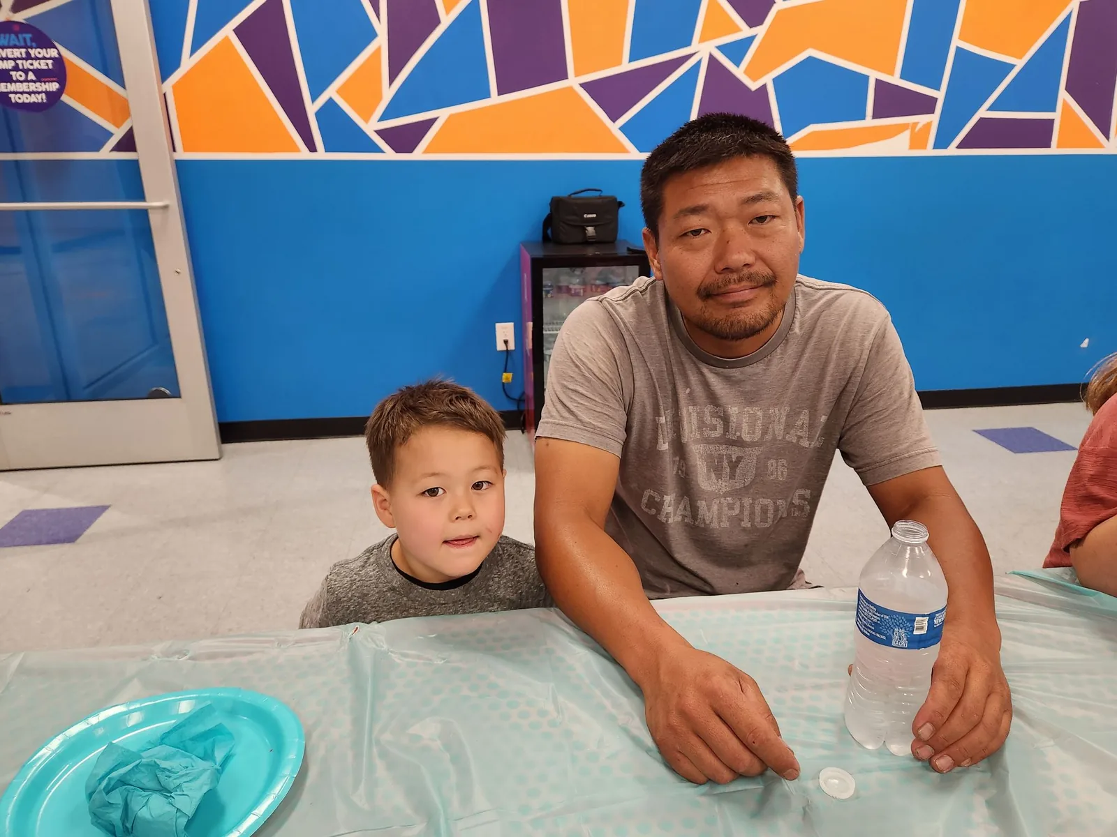 MAXWELL CONKLIN with his son
